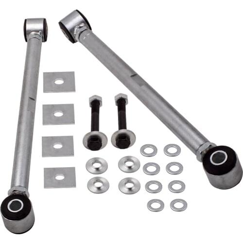 Adjustable Rear Strut Rods Bar Urethane Bushings & Hardware for Corvette 1963-79 Suspension Parts Silver