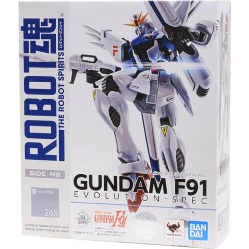 BANDAI Robot Soul 265 Freshman F91 Gundam Animated theater version Action Figurals Brinquedos Model