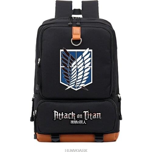 Attack on Titan Backback for Men Women Anime Light Weight Teenagers School Bags Travel Daily School Backpack For Girls Boys