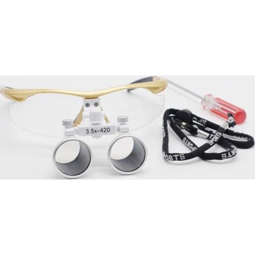 Dentistry Clinic Surgical Loupes 3.5X Magnification Binocular Medical Magnifier For Dental Lab Supplies