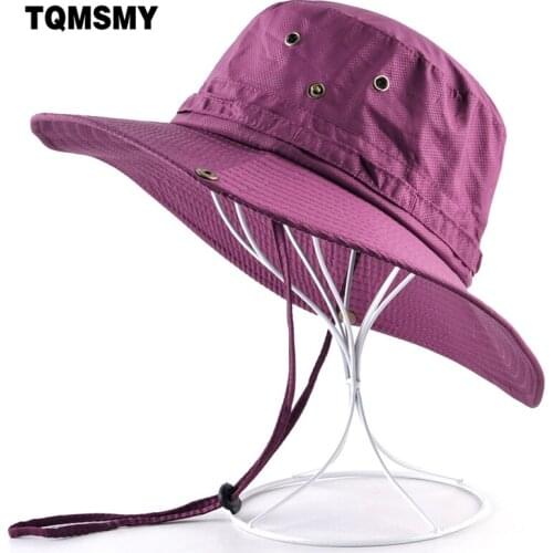 TQMSMY Unisex sun hats for women Summer Bucket Hat Mens Wide Brim Anti-UV caps Solid color Bob bone outdoor Fishing cap for men