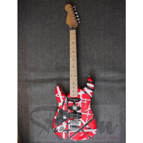 Weifang Rebon 6 String Left Hand Kr Vintage 5150 Frankenstrat Electric Guitar