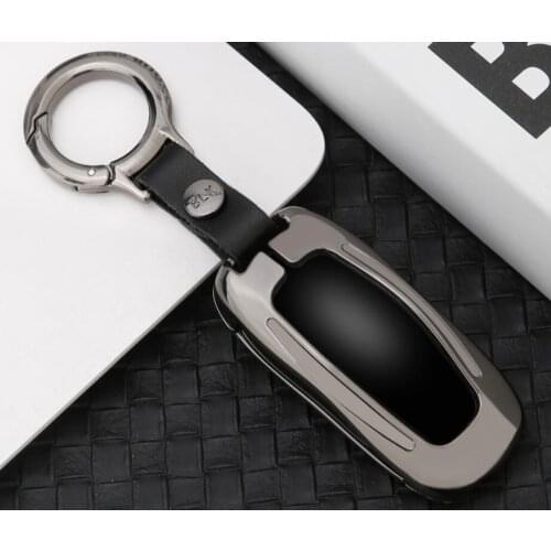 High Quality Car Galvanized Alloy Key Case Pocket Ring For Tesla Model X Smart Key Protection