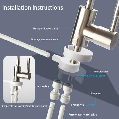 YenvQee Water Saving Device For The Single Stainless Steel Water Filter Recycler For Dirty Water