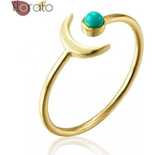 1PC Moon Pattern Open Ring 925 silver Exquisite Korean Style Jewelry Fashion Elegant Birthday Gift For Women Wedding Banquet