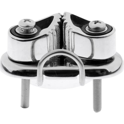 1 Pcs Rowing Boat Fast Entry Cleats Canoe/Kayak/Cam Cleat Accessories Sailing/Inflatable Boat Stainless Cam Cleats