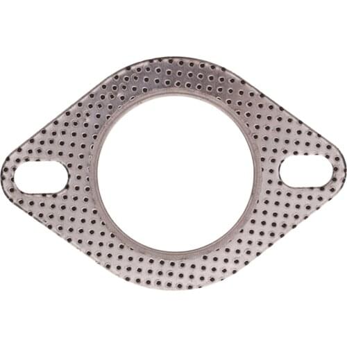 1 Pcs Exhaust Downpipe Flange 55mm Car Engine Exhaust Gasket/ Universal Exhaust Pipe Gasket With Two Holes