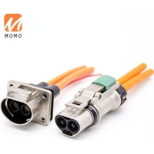 2 Pins Connector High Voltage for Electric EV HVIL 35A for 6mm Cable