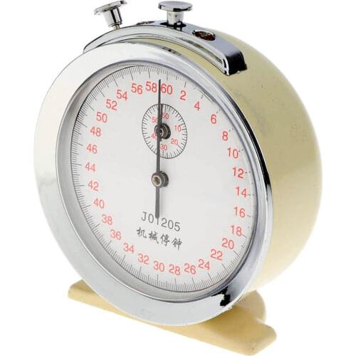 60s 0.1s Mechanical Stopwatch Chronograph Physics Teaching Aid Lab Instrument