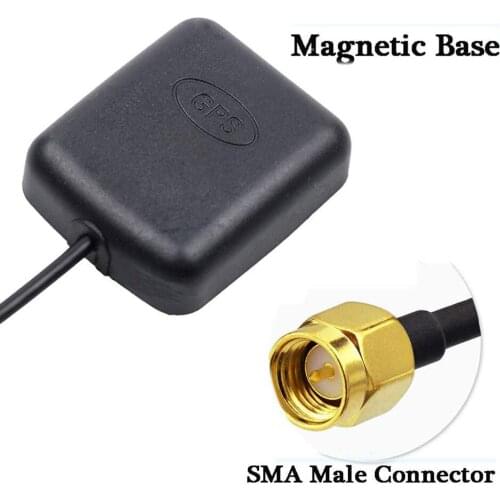 Car GPS Receiver SMA Conector 3M cable GPS Antenna car Auto aerial adapter for DVD Navigation Night Vision Camera