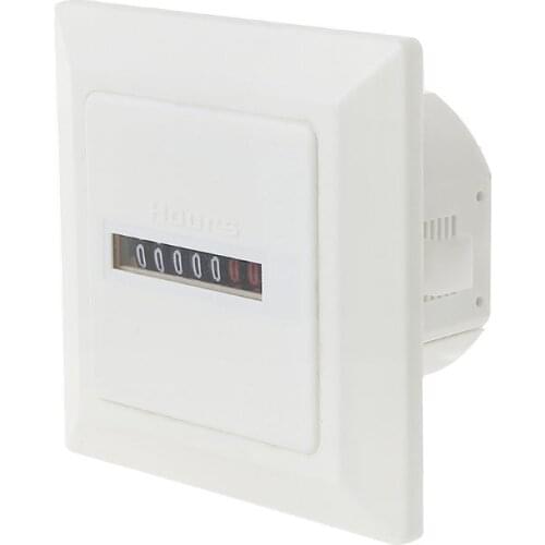 HM-1 Timer Square Counter Digital 0-99999.9 Hour Meter Hourmeter Gauge 0.3W AC220-240V / 50Hz AC
