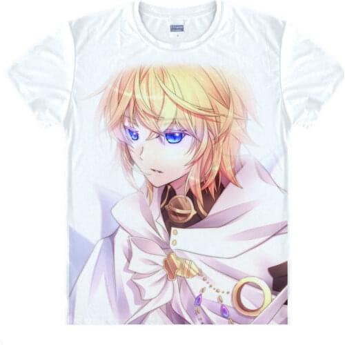 Seraph of the end T-Shirt Guren Ichinose Shirt t shirts Anime Clothing cute lovely kawaii Shirts & T-Shirts Japanese A