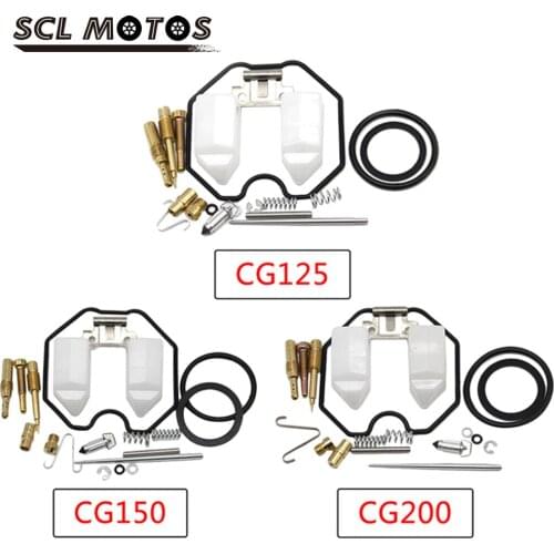 SCL MOTOS Motorcycle Keihin PWK Carburetor PZ26 PZ27 PZ30 Repair Kits Set CG125 CG150 CG200 Carb For CG200~250CC Motorbike Part