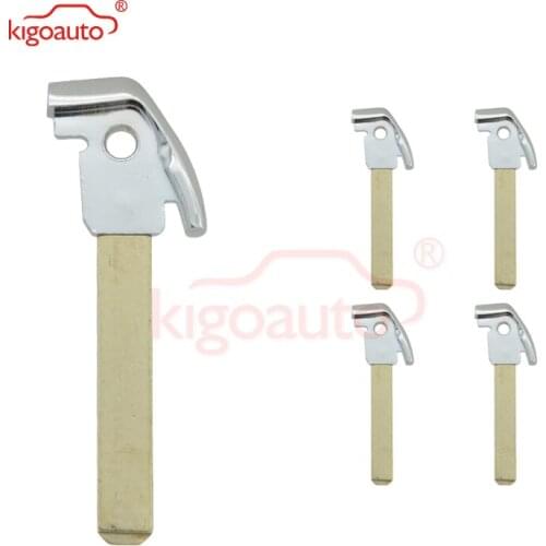 Kigoauto 5pcs Uncut key Blade VA2 for Citroen DS3 DS4 Smart Emergency Key Blade