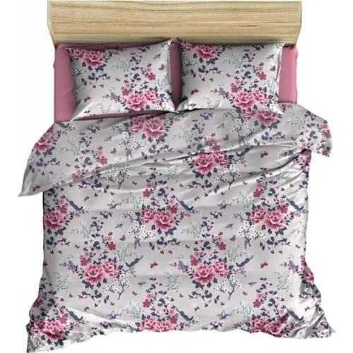 Maki Fleur Rose Single Double Quilt Cover and Pillow Case 132717504