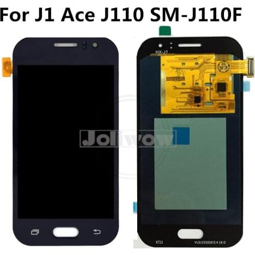 Can Adjust Brightness LCD For Samsung Galaxy J1 Ace J110 SM-J110F J110H LCD Display Touch Screen Digitizer Assembly Replacement