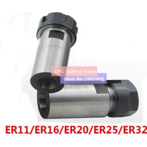 New High Quality 1pcs ER11/ER16/ER20/ER25/ER32 ER drill chuck B10/B12/B16/B18/JT6 holder tool ,Motor Shaft Extension Rod