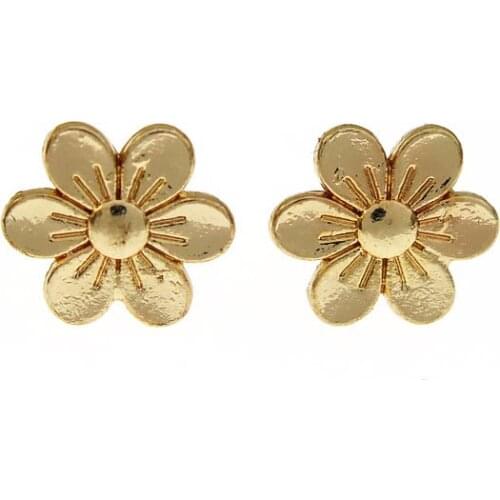 TianBo New Fashion Jewelry Cute Cherry Blossoms Flower Stud Earrings for Women Several Peach Blossoms Earrings