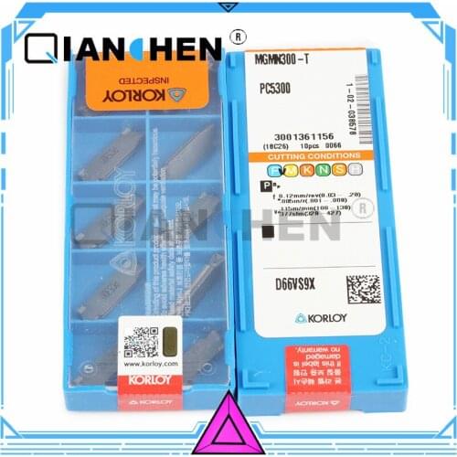 Genuine Original Korea Korloy MGMN300-T PC5300 (10pcs/lot) High Quality Internal turning tool Insert