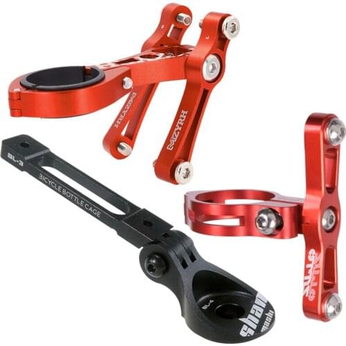 Bicycle mountain bike road car folding car can be rotated fixed handlebar sitting tube kettle rack aluminum alloy expansion seat