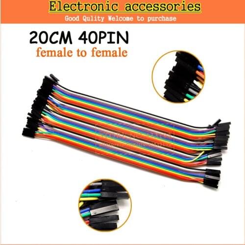 Female to female dupont line 40pcs dupont cable jumper wire dupont line 20cm for arduino SKUGM