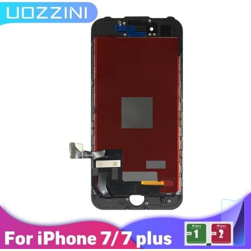 Grade AAA+++LCD Screen For iPhone 7 7 Plus Display Digitizer Assembly Touch Replacement For iPhone 7 7P LCD+Tempered Film