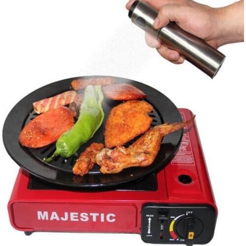 1PC S/Steel Olive Mister Oil Spray Pump Fine Bottle Oil Sprayer Pot Cooking Roast Bake Oil Bottle Tools Oil Dispenser KX 130