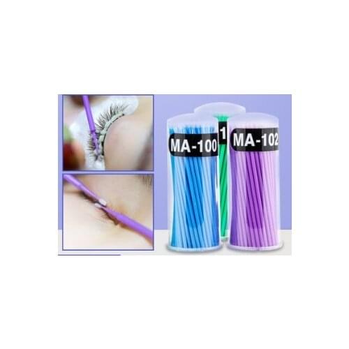 1000pcs/lot Plastic Semipermanent Tattoo Use Cotton Swabs Eyelash Grafting Tampon Beauty & Health HA525