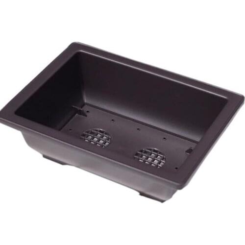 240pcs Retro Style Basin Plastic Flower Pot Balcony Square Flower Bonsai Plant Bowl Nursery Pots Basin Maceta Wholesale ZA5114