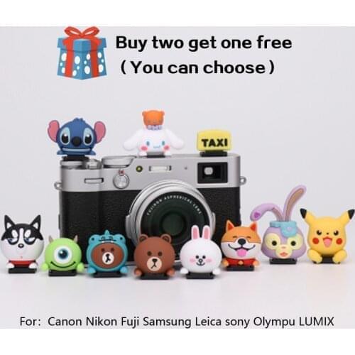 3D Cartoon DSLR Camera Flashlight Hot Shoe protect cover For BS-1 Canon Nikon Fuji Samsung Leica sony Olympu LUMIX mirrorless