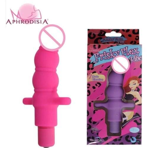 APHRODISIA 7 Speed Silicone Anal Baed Vibrator Dildo G-Spot StimulateMale Prostate Massagers Butt Plug Anal Sex Toys For Women
