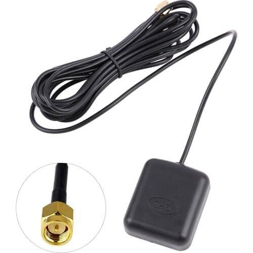 GPS Antenna SMA Connector 2M Cable GPS Receiver Auto Aerial Adapter For Car Navigation Night Vision Camera Player