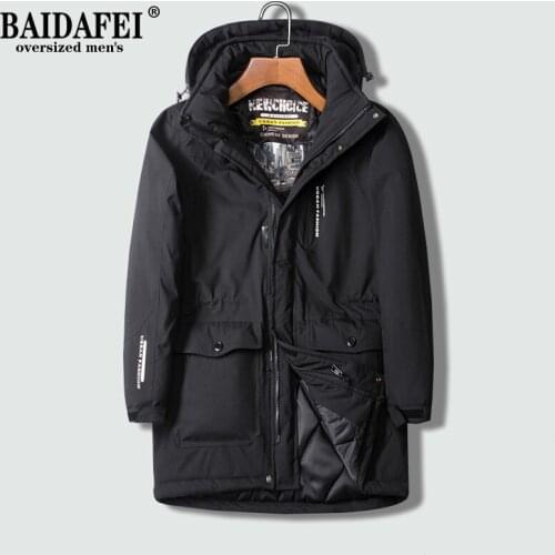 BAIDAFEI Men's Long Parkas