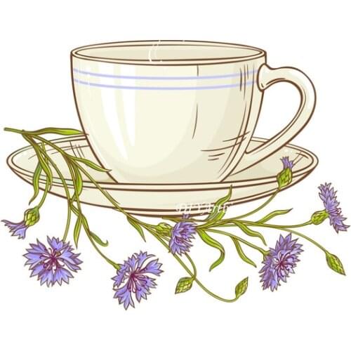 Large Teacup new cutting dies for 2021 flower die cutting embossing machine scrapbooking craft die