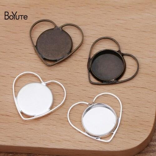 BoYuTe Custom Made (200 Pieces/Lot) Fit 12MM Cameo Cabochon Base Setting Handmade DIY Jewelry Findings