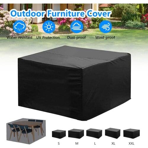 5 Sizes Rain Snow Chair Covers Waterproof Outdoor Patio Garden Furniture Covers for Sofa Table Chair Dust Proof Cover Protector