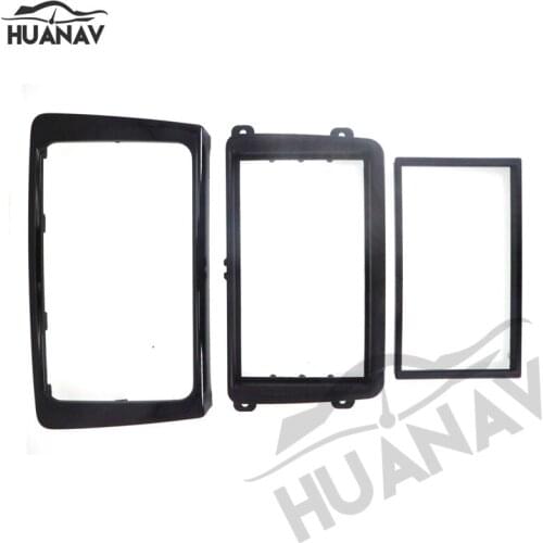 HUANAV Car Radio stereo palyer Fitting installation adapter fascia For 2013 Volkswagen Santana (UV Black) multimedia panel