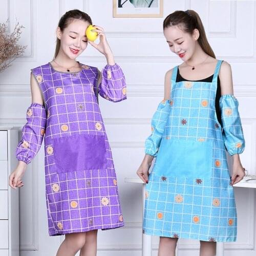 Summer wear-resistant waistcoat apron Korean fashion suspender overalls female breathable kitchen home custom LOGO printing