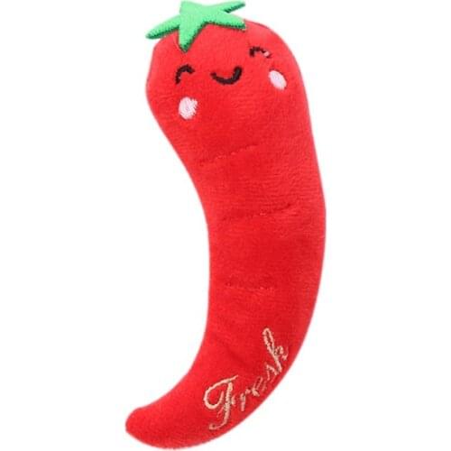 Pet Cat Vegetable Series Cute High Quality Plush Toys Contain Cat Mint Funny Interactive Pets Toys
