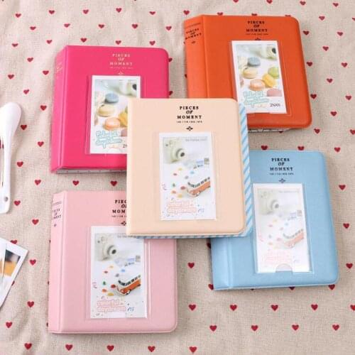 64 Pockets 3 inch Mini Instant Polaroid Memory Storage Photo Album Picture Gift Holder for Fujifilm Instax Instant Picture Case
