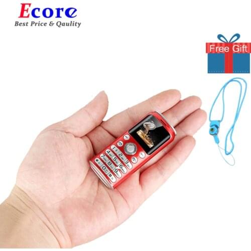 Unlocked K8 Mini Cellphone Smallest Finger Size Gsm Mobile Phone 2 Sim MP3 Bluetooth Dialer Call Record Push Button Telephone