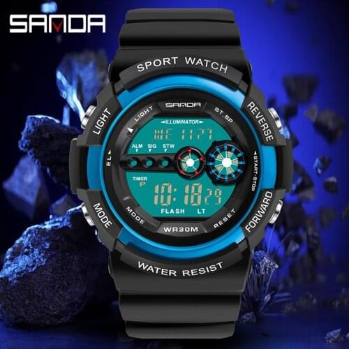 Mens Sport Watch Digital Electronic Clock Man Shockproof Waterproof Luminous Watches Week Date Display Hours For Gift 2021 New