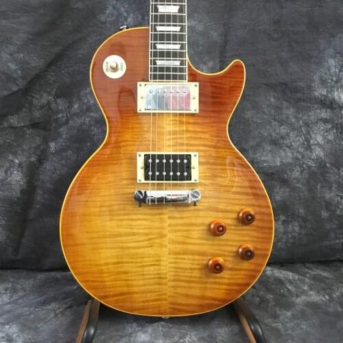Wholesale custom shop 1959 R9 Tiger flame electric guitar, 59 standard high quality electric guitar free shipping