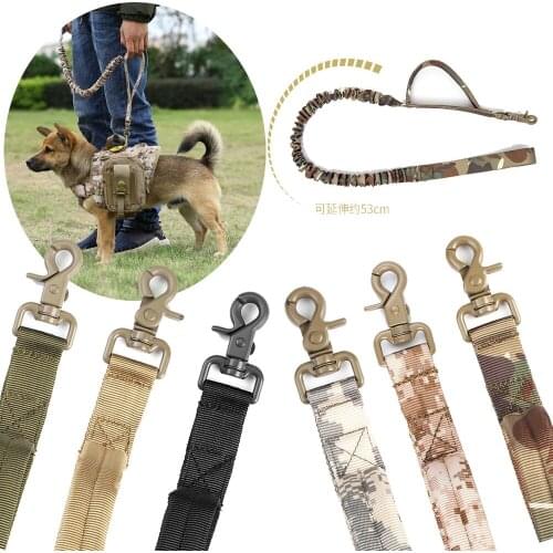 Training Dog Leash for Big Dog Traction Rope for Large Dog Tactical Stretchable Rope Explosion-proof Elastic Buffer Rope Outdoor