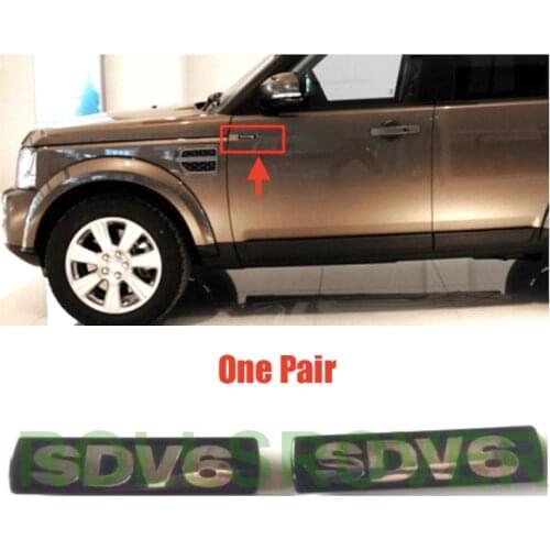 ROLLSROVER Front Fender Signal Light Replace SDV6 Letter For Discovery 3 4 LR3 LR4 Modification 2 PCS Pair