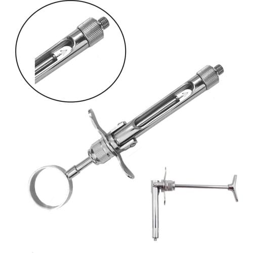 1Pcs Dental Stainless Steel INTRALIGAMENTAL SYRINGE PEN-STYLE ASPIRATING 1.8ML Dental Surgical Instrument Dental Injector Tool