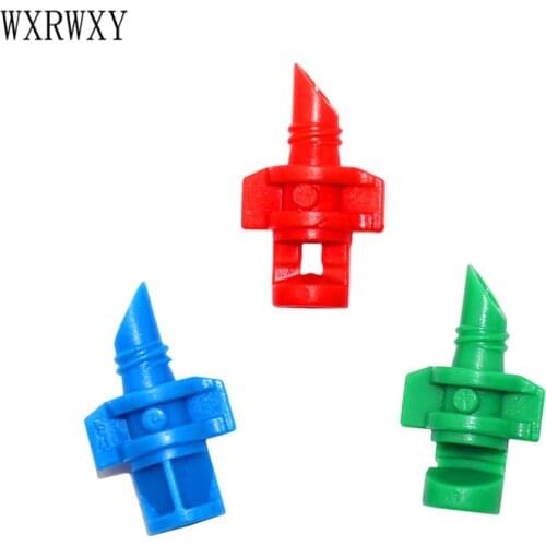 80pcs Refraction spray nozzle drip tape irrigation mist spray nozzle 90 180 360 degree plant sprayer WATER SPRAY To garden