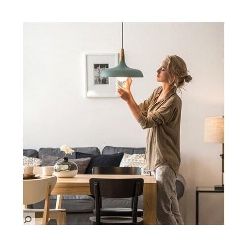 Modern Nordic Minimalist Creative Hanging Lights Bar Lighting Living Room Lamps Dining Room Fixtures Restaurant Pendant Lights