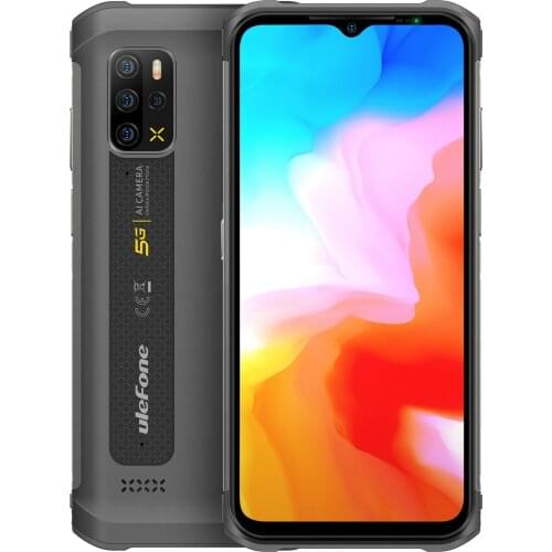 Ulefone Armor 12 5G Rugged Phone 8GB+128GB 6.52“ Waterproof Android 11 Smartphone 5180mAh Wireless Charging Global Version Phone