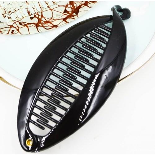 12cm Large Fancyin Hair Claw Clips Women Banana Barrettes Solid Hairpins Hair Accessories For Women Clips Clamp 1 Piece